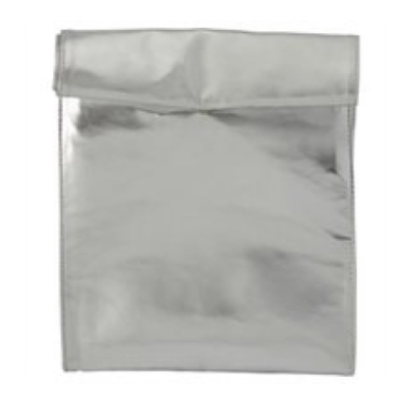 Handbags - Indigo METALLIC ROLL LUNCH BAG - SILVER
